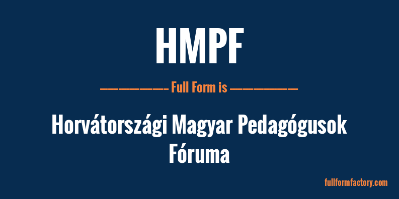 hmpf-full-form