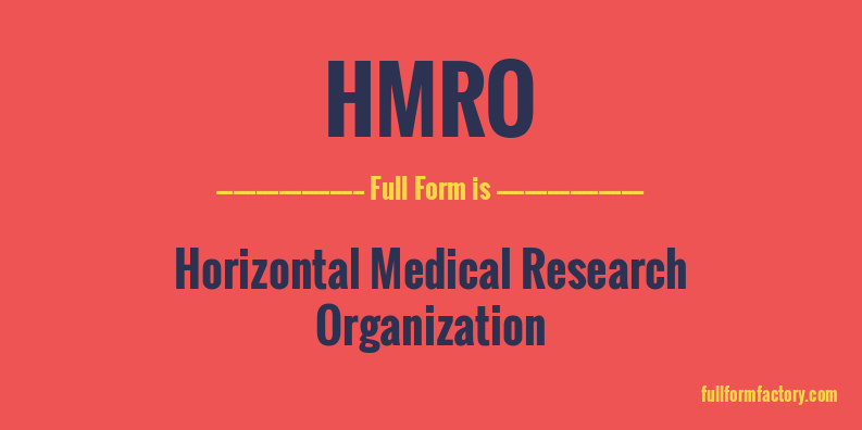 hmro-full-form