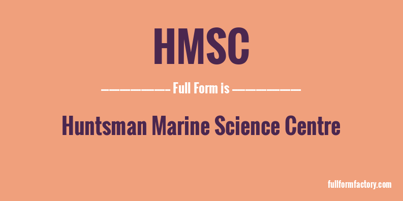 hmsc-full-form