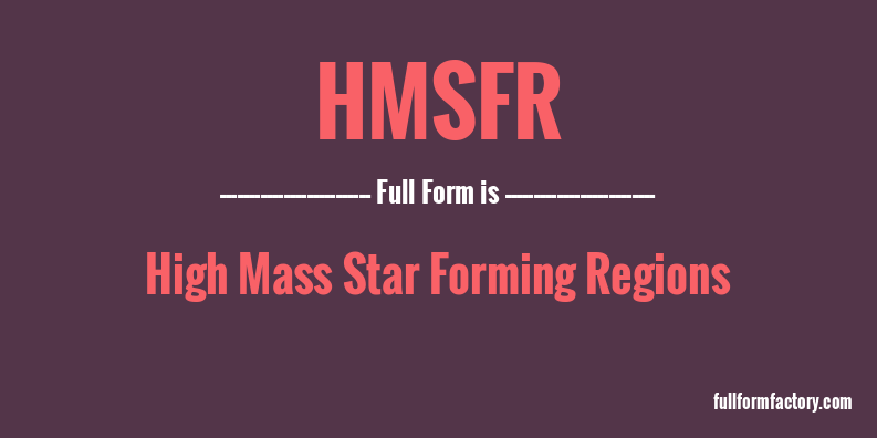 hmsfr-full-form