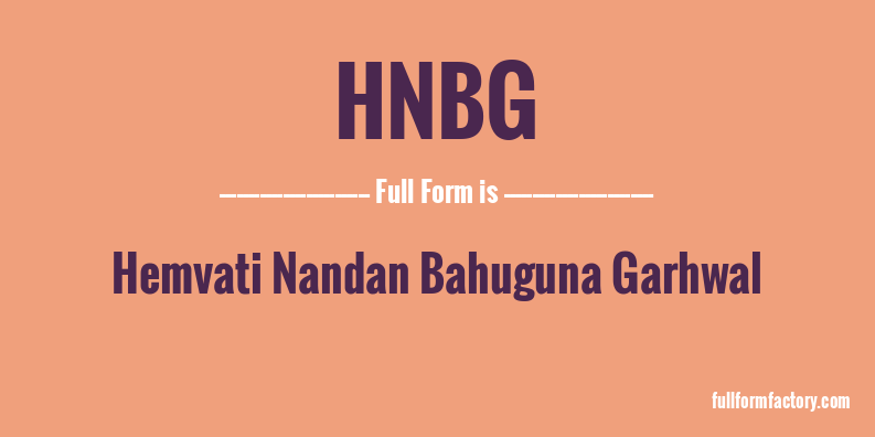 hnbg-full-form