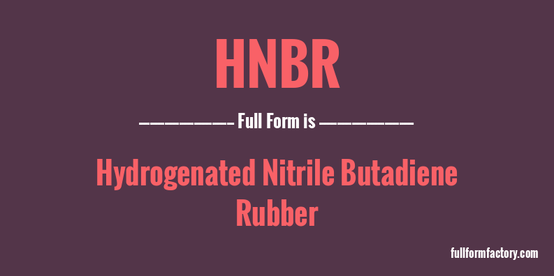 hnbr-full-form