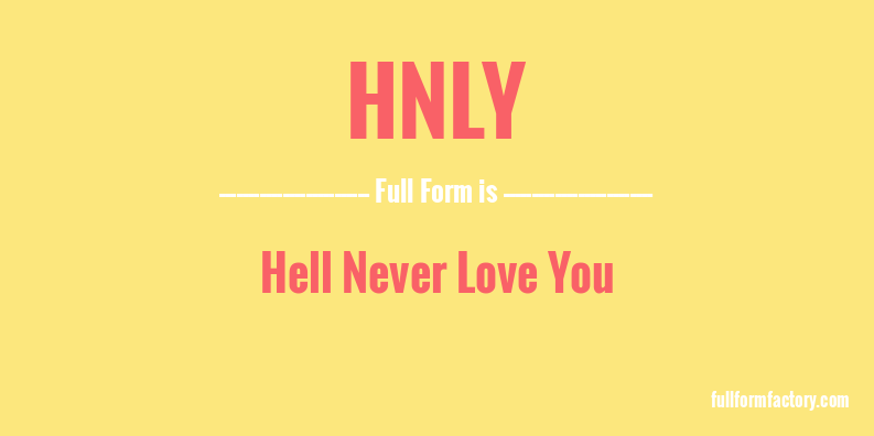 hnly-full-form