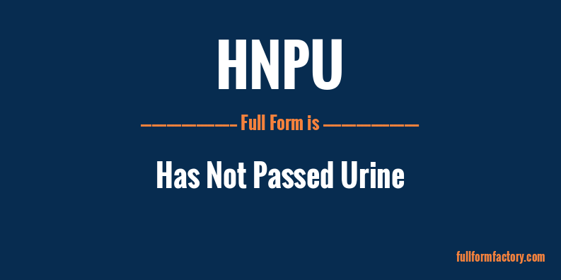 hnpu-full-form