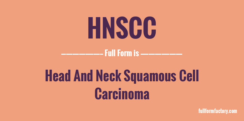 hnscc-full-form