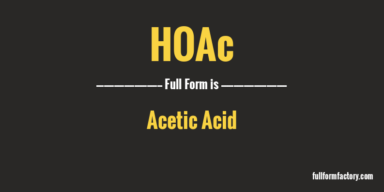 hoac-full-form