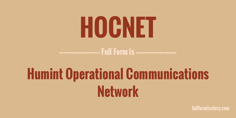 hocnet-full-form