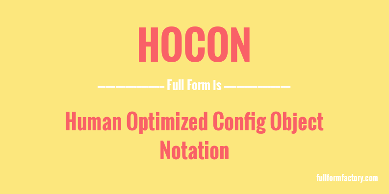 hocon-full-form