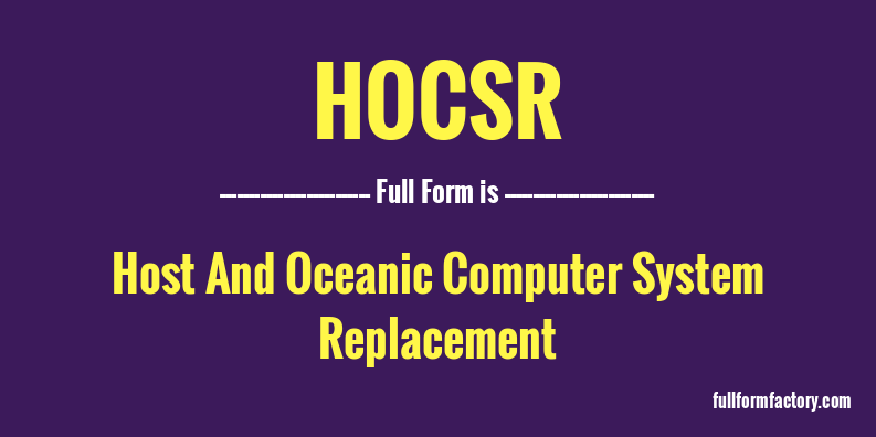 hocsr-full-form