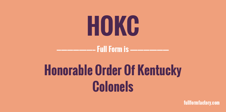 hokc-full-form