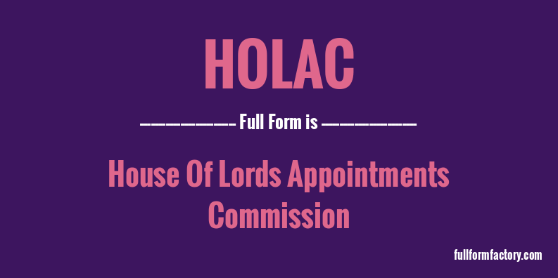 holac-full-form