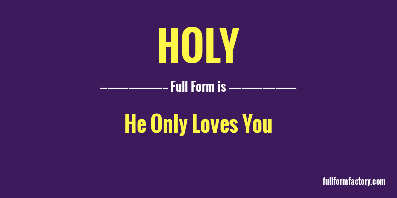 holy-full-form