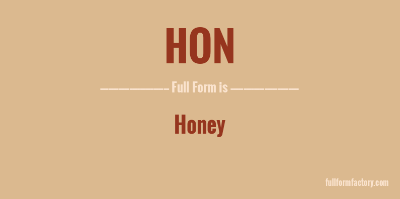 hon-full-form