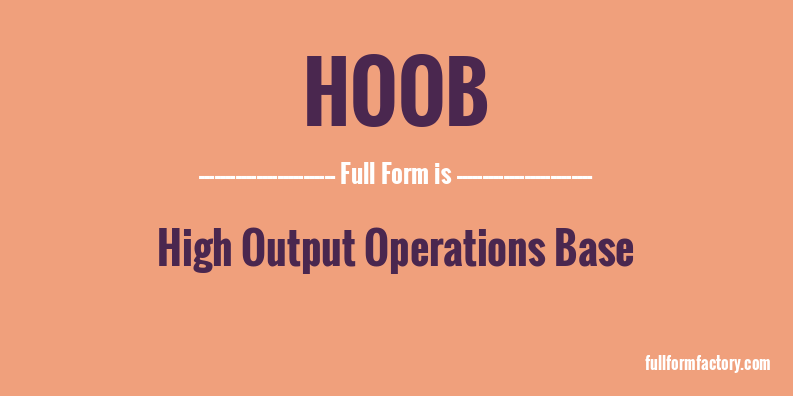 hoob-full-form