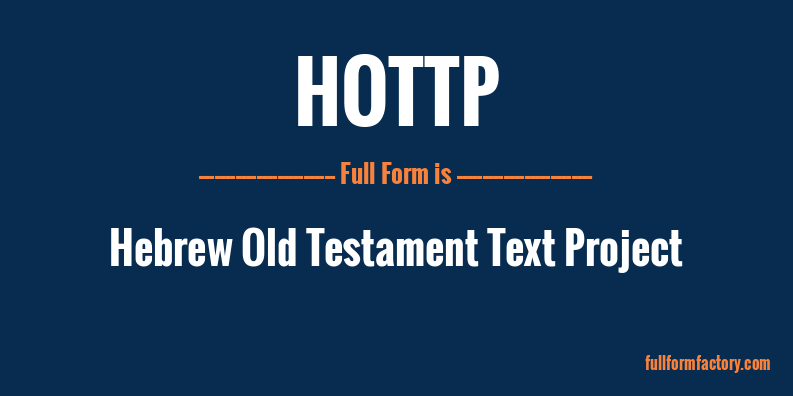 hottp-full-form