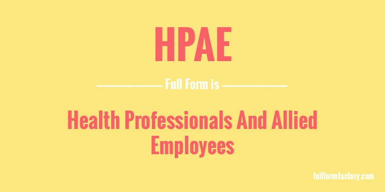 hpae-full-form