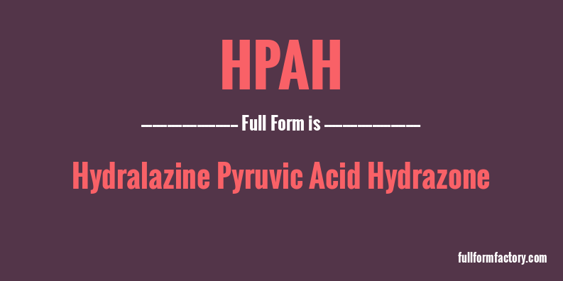 hpah-full-form