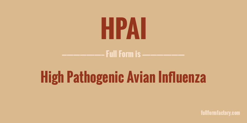 hpai-full-form