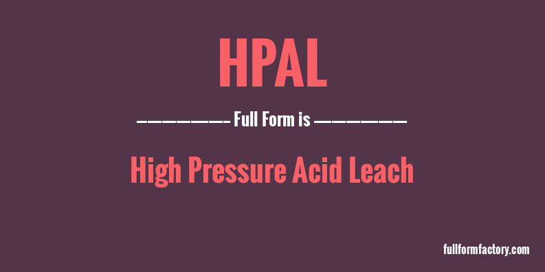 hpal-full-form