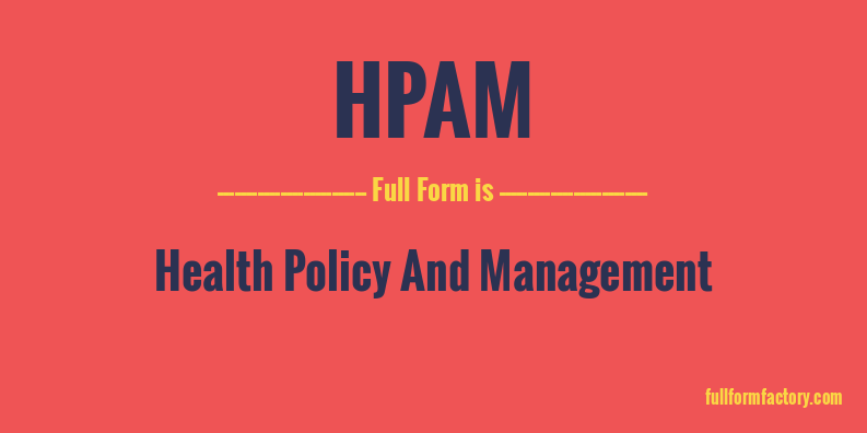 hpam-full-form