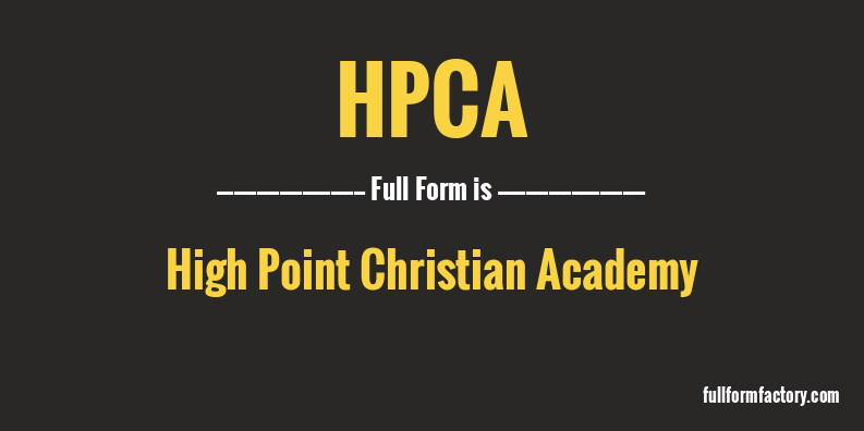 hpca-full-form