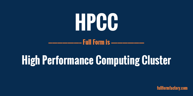 hpcc-full-form