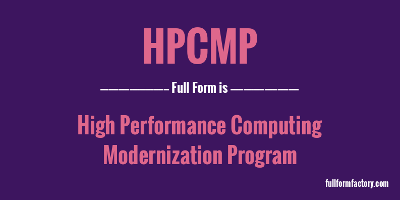 hpcmp-full-form