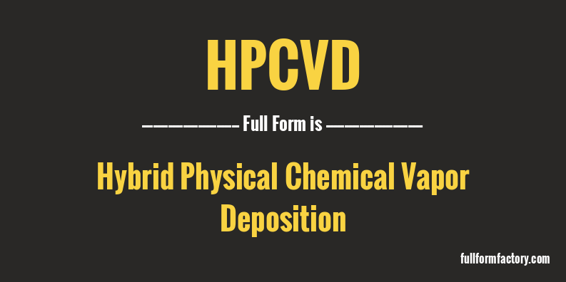 hpcvd-full-form