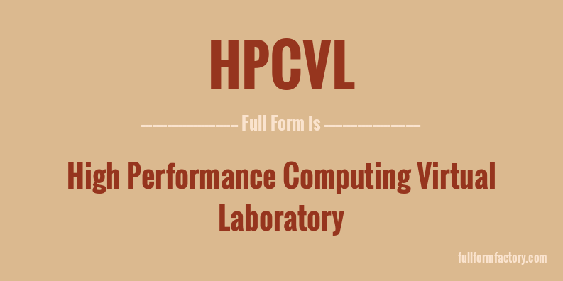 hpcvl-full-form