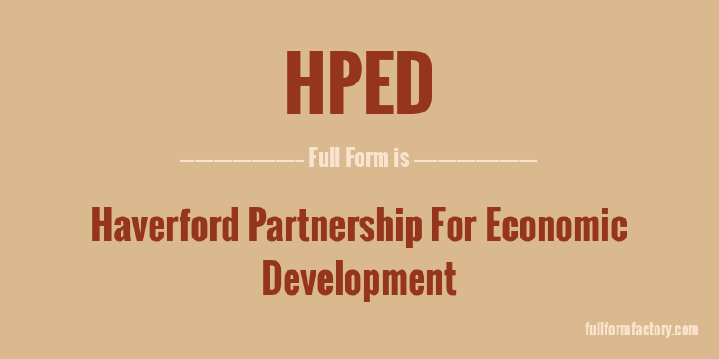 hped-full-form