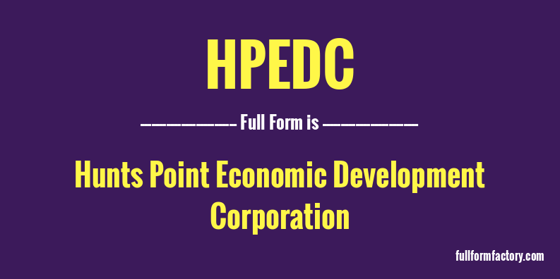 hpedc-full-form