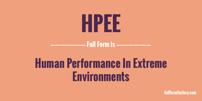hpee-full-form