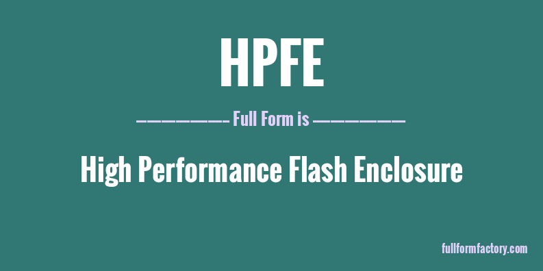 hpfe-full-form