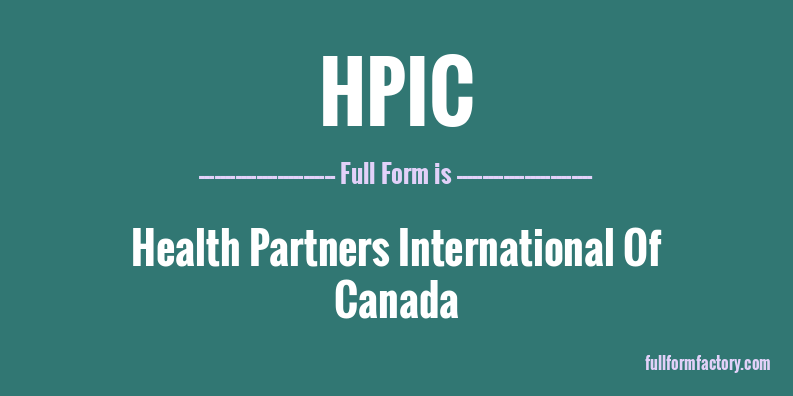 hpic-full-form