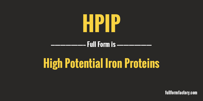 hpip-full-form