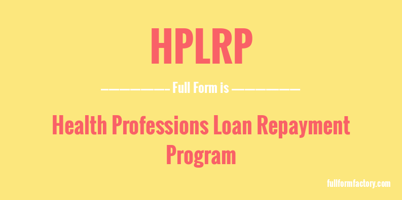 hplrp-full-form