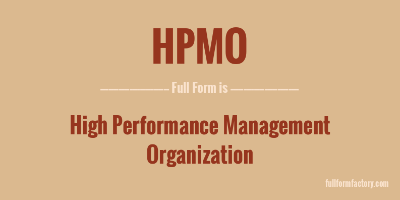 hpmo-full-form