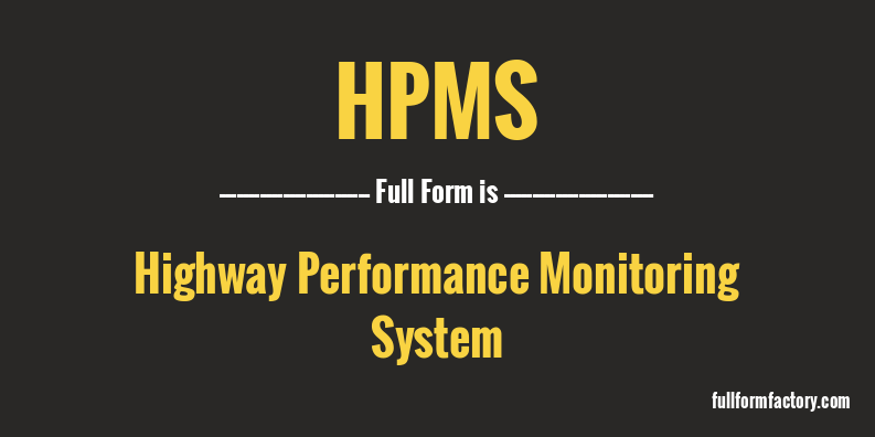 hpms-full-form