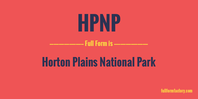 hpnp-full-form