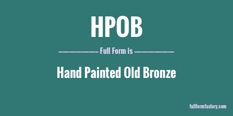 hpob-full-form
