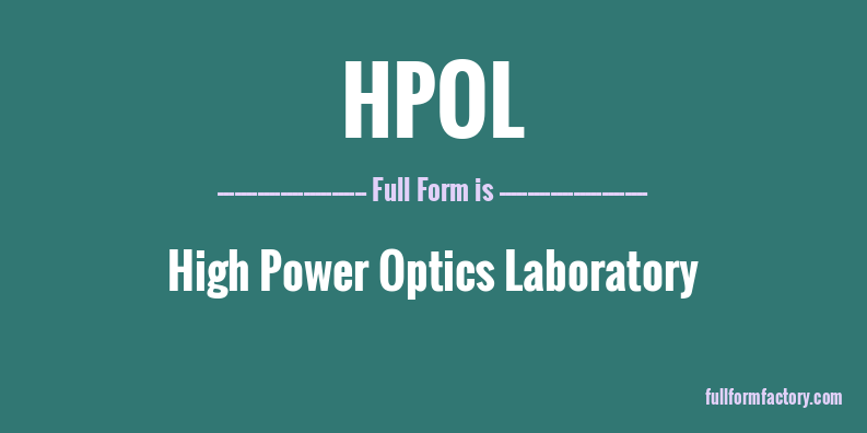 hpol-full-form