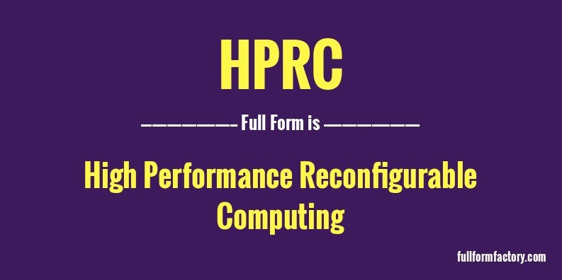hprc-full-form