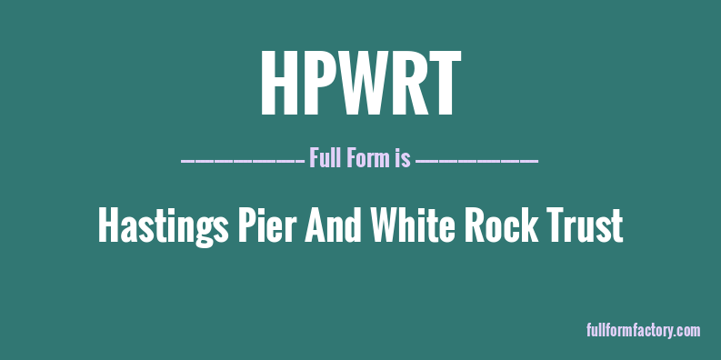 hpwrt-full-form