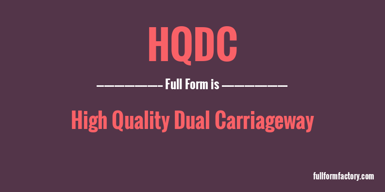 hqdc-full-form