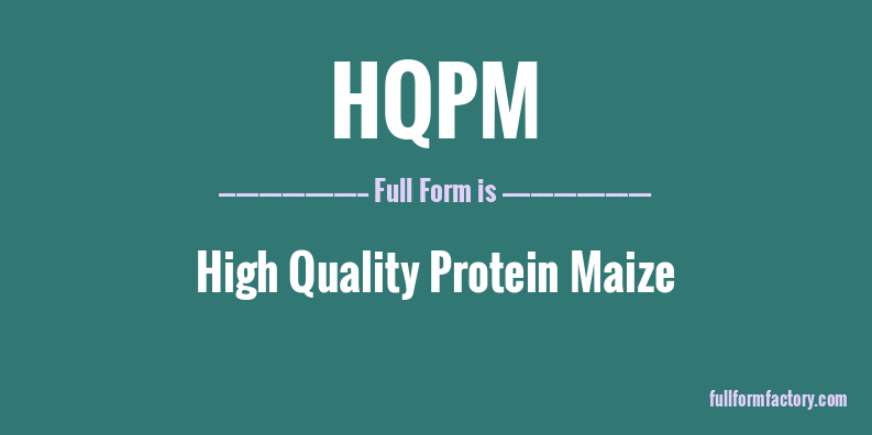 hqpm-full-form