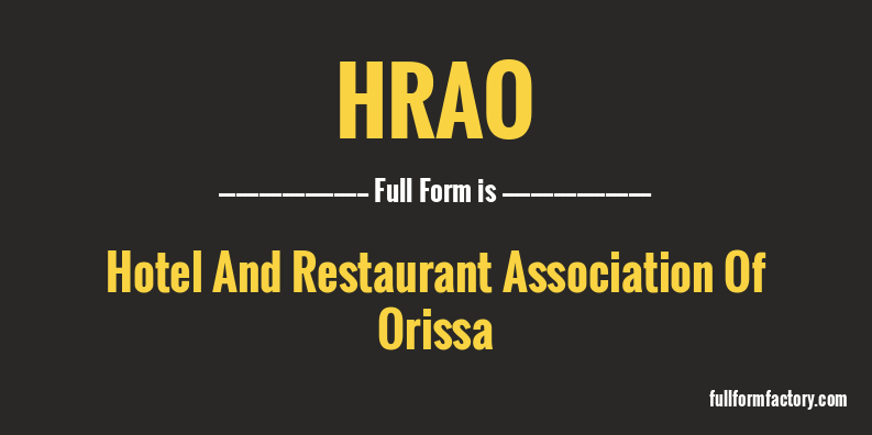 hrao-full-form