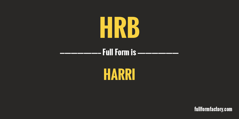hrb-full-form