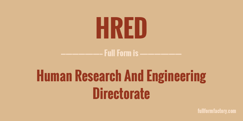 hred-full-form