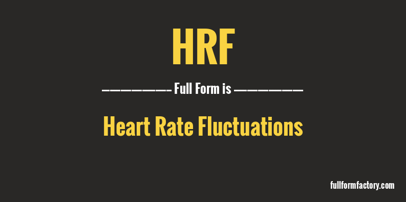 hrf-full-form