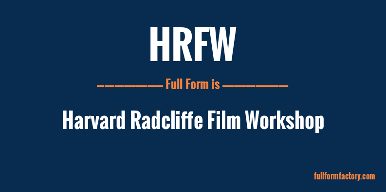 hrfw-full-form